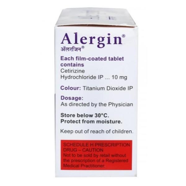 Alergin Tablet 10'S - Global Surgicals
