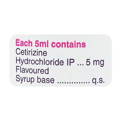 Alerid Syrup 60ml - Global Surgicals