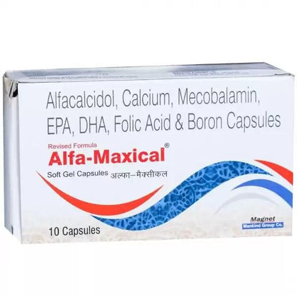 ALFA MAXICAL Revised Formula Capsule 10's - Global Surgicals