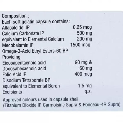 ALFA MAXICAL Revised Formula Capsule 10's - Global Surgicals