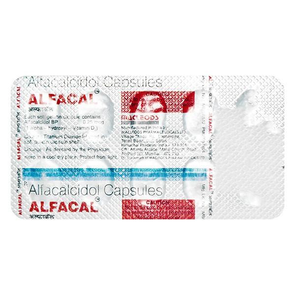 Alfacal 0.25mcg Capsule 10'S - Global Surgicals