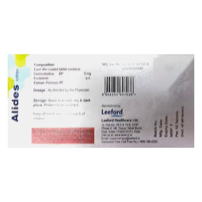 Alides 5mg Tablet 10'S - Global Surgicals