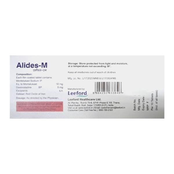 ALIDES M Tablet 10's - Global Surgicals