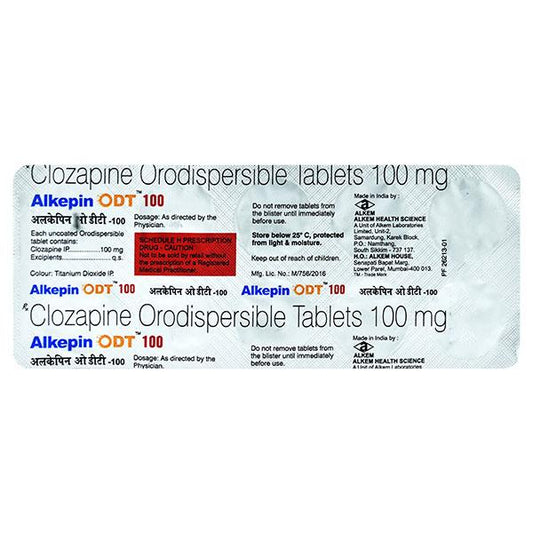 Alkepin Odt 100mg Tablet 10'S - Global Surgicals