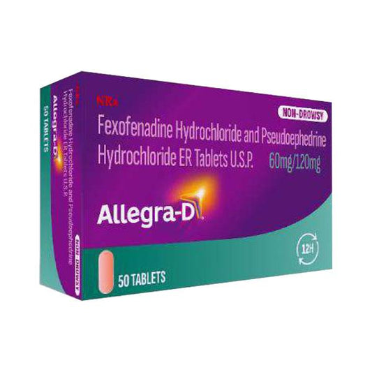 ALLEGRA D Tablet 10's - Global Surgicals