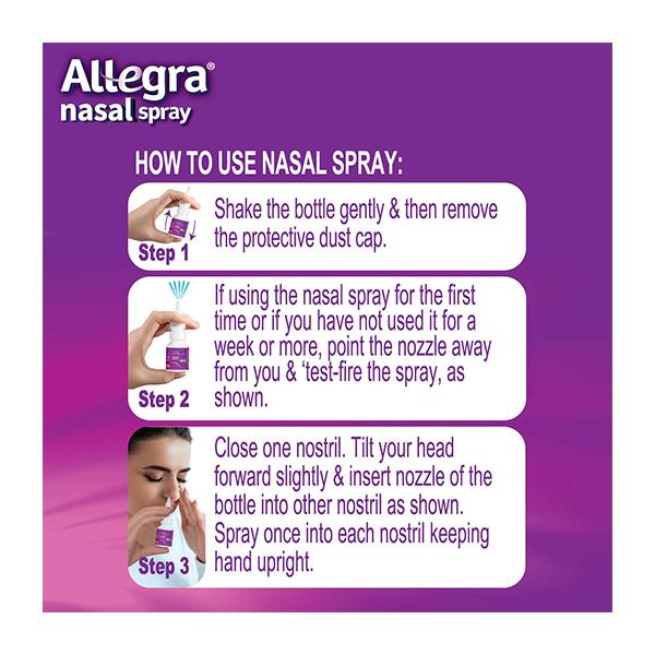 ALLEGRA Nasal Spray 120mdi - Global Surgicals