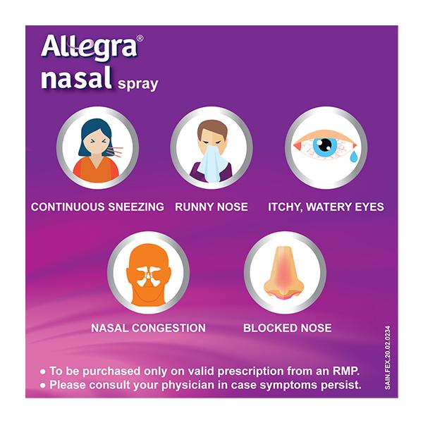 ALLEGRA Nasal Spray 120mdi - Global Surgicals