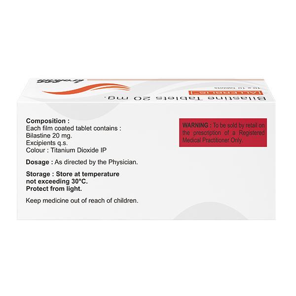 ALLERBLIS 20 Tablet 10's - Global Surgicals
