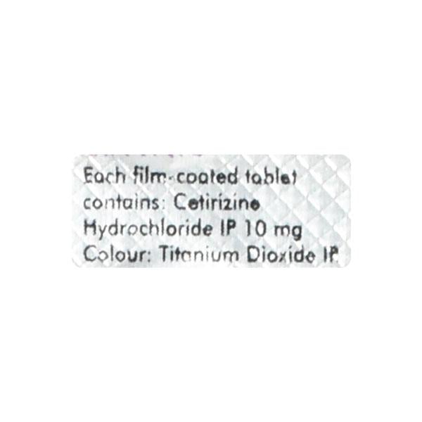 Allercet 10mg Tablet 10'S - Global Surgicals