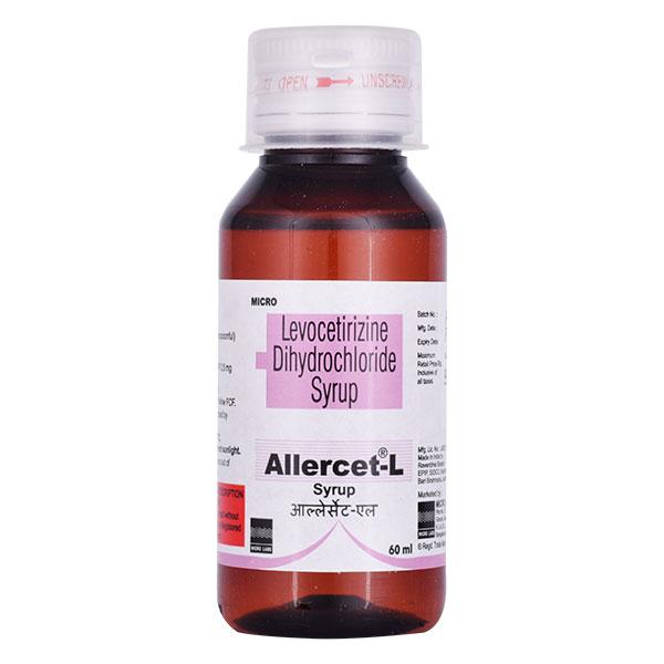 ALLERCET L Syrup 60ml - Global Surgicals