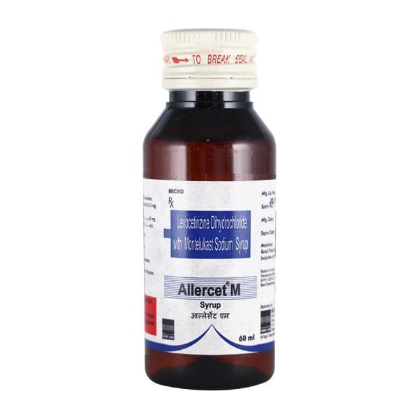 Allercet M Syrup 60ml - Global Surgicals