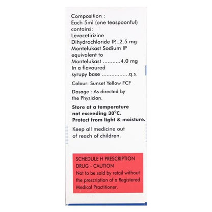Allercet M Syrup 60ml - Global Surgicals