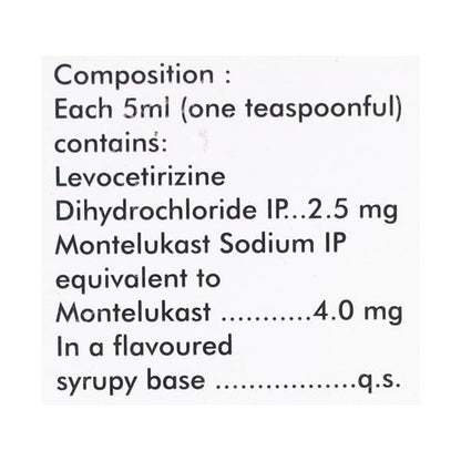 Allercet M Syrup 60ml - Global Surgicals