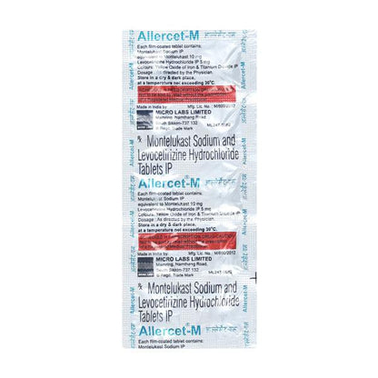 Allercet M Tablet 10'S - Global Surgicals