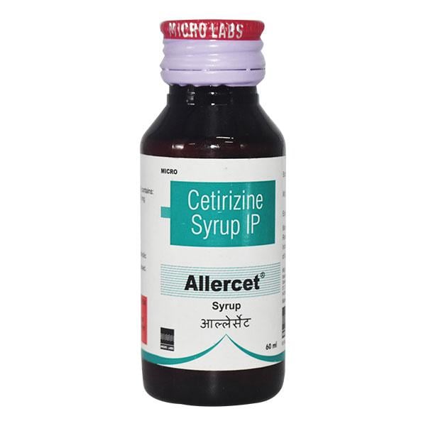 Allercet Syrup 60ml - Global Surgicals
