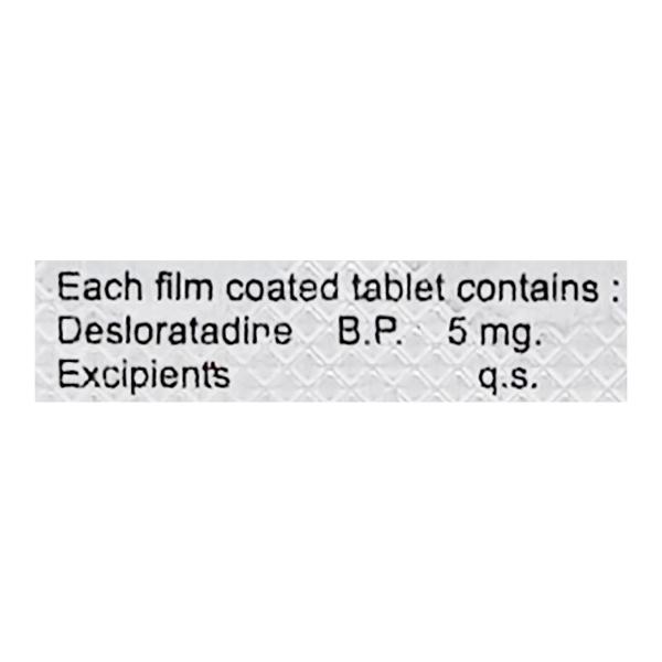 Allerde 5mg Tablet 10'S - Global Surgicals