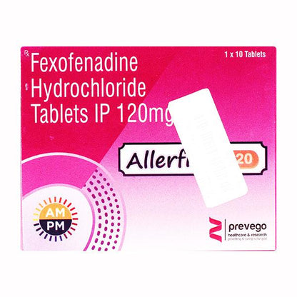 ALLERFINE 120 Tablet 10's - Global Surgicals