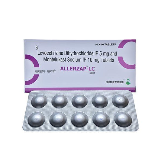 ALLERZAP LC Tablet 10's - Global Surgicals