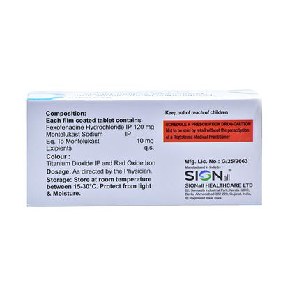 ALLERZAP M Tablet 10's - Global Surgicals