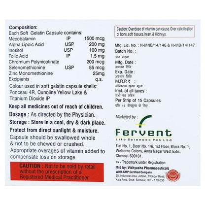 ALNERVE PLUS Softgel Capsule 15's - Global Surgicals