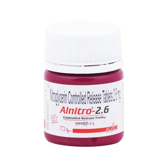ALNITRO 2.6mg Tablet 30's - Global Surgicals