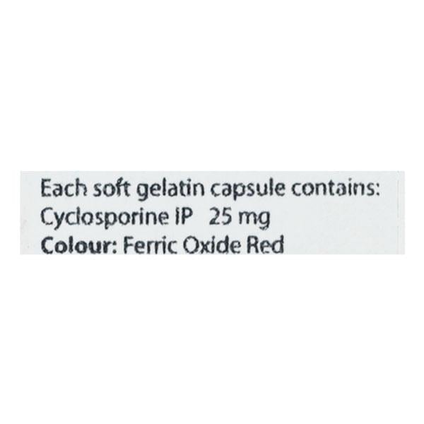 Panimun Bioral 25mg Capsule 6'S