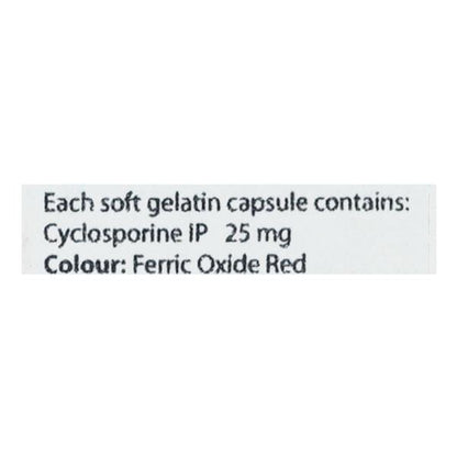 Panimun Bioral 25mg Capsule 6'S
