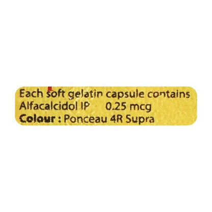 Alphadol 0.25Mcg Capsule 10'S - Global Surgicals