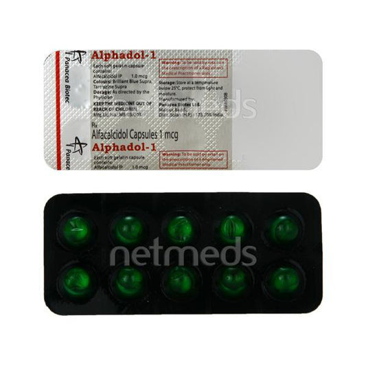 Alphadol 1Mcg Capsule 10'S - Global Surgicals