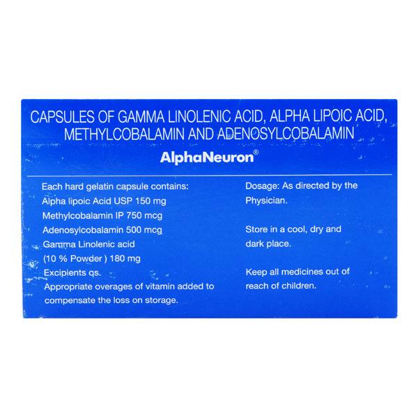Alphaneuron Capsule 10'S - Global Surgicals