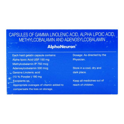 Alphaneuron Capsule 10'S - Global Surgicals