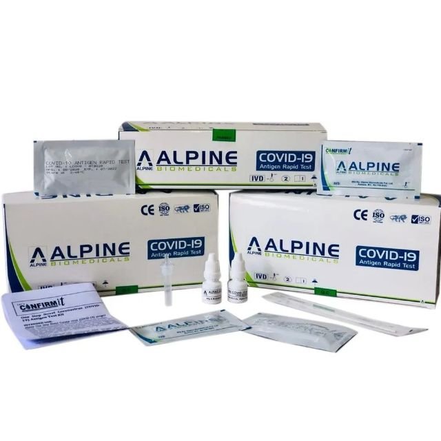 Alpine Single Covid Rapid Card - Global Surgicals