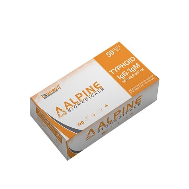 Alpine Typhoid IgG/IgM Other rapid Card - Global Surgicals