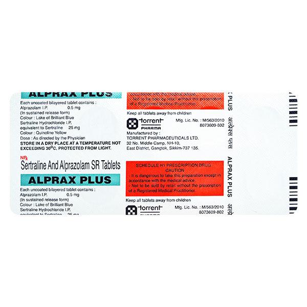 Alprax Plus Tablet 10'S - Global Surgicals