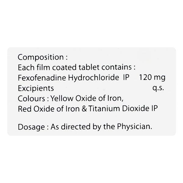 ALRGEE 120 Tablet 10's - Global Surgicals