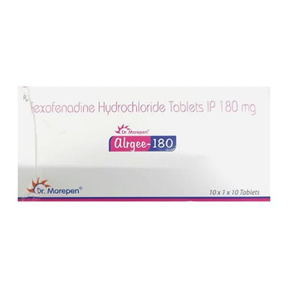 ALRGEE 180 Tablet 10's - Global Surgicals