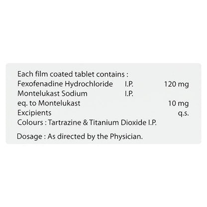 ALRGEE M Tablet 10's - Global Surgicals