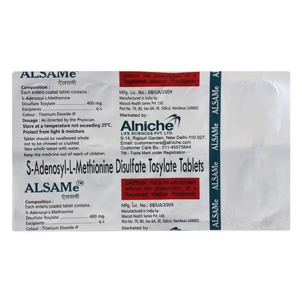 Alsame 400mg Tablet 10'S - Global Surgicals