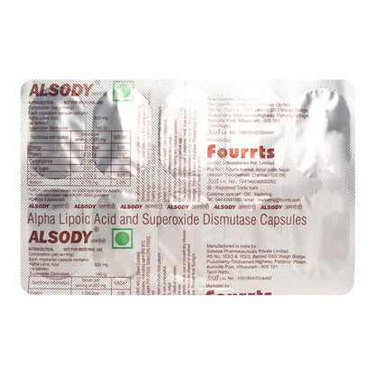 Alsody Capsule 10'S - Global Surgicals