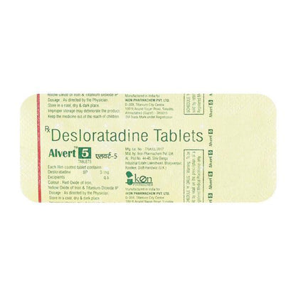 ALVERT 5 Tablet 10's - Global Surgicals