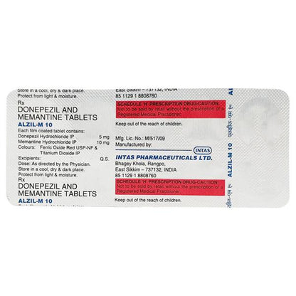 Alzil M 10mg Tablet 10'S - Global Surgicals