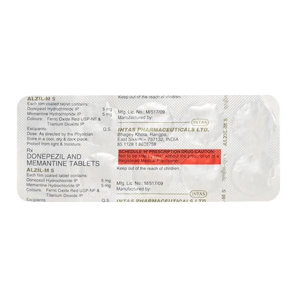 Alzil M 5mg Tablet 10'S - Global Surgicals
