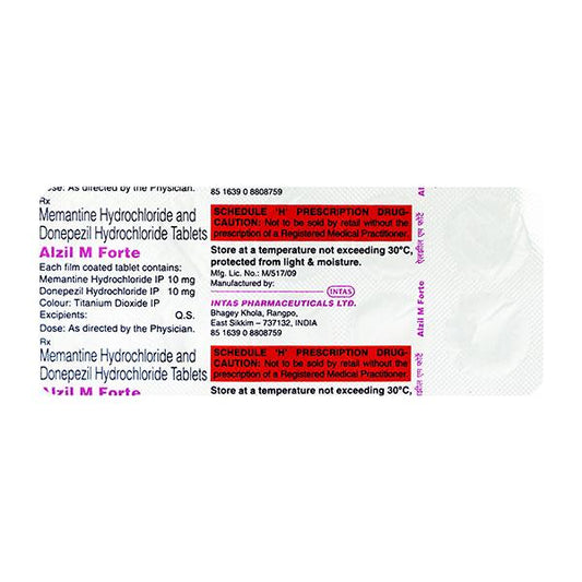 ALZIL M FORTE Tablet 10's - Global Surgicals