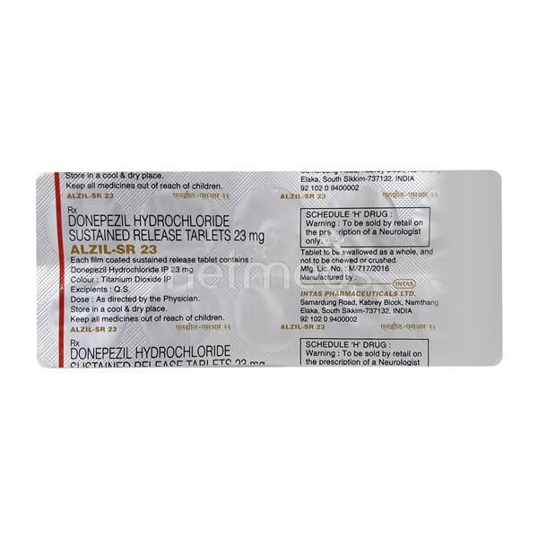 Alzil SR 23mg Tablet 10'S - Global Surgicals