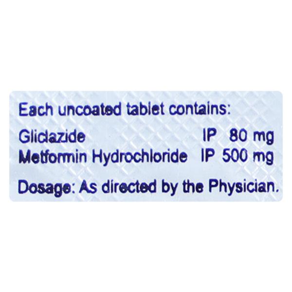 GLYCIDAY M 80mg Tablet 10's