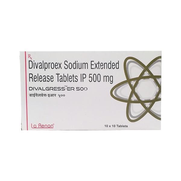 Divalgress ER 500mg Tablet 10'S