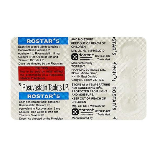 ROSTAR 5mg Tablet 15's