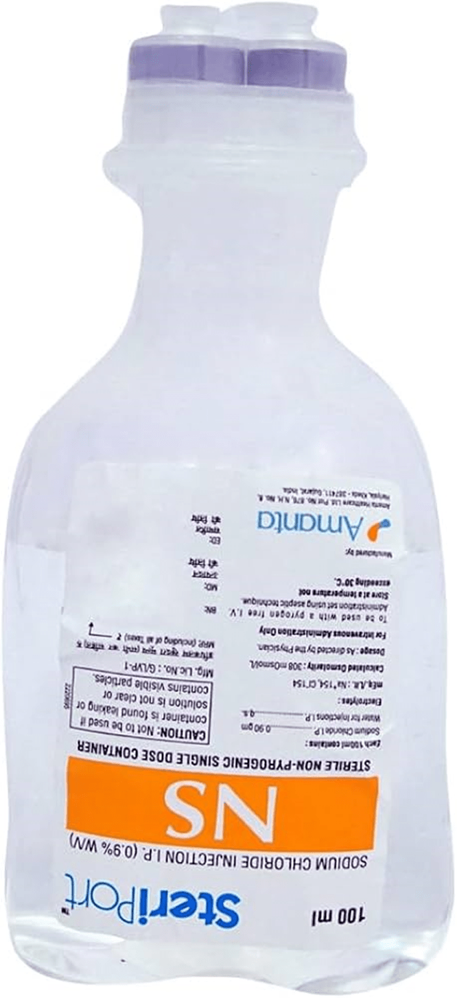 Amanta Steriport Ns 100ml Injection - Global Surgicals