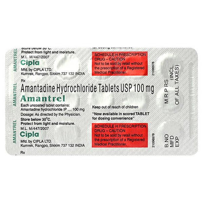 Amantrel 100Mg Tablet 15's - Global Surgicals