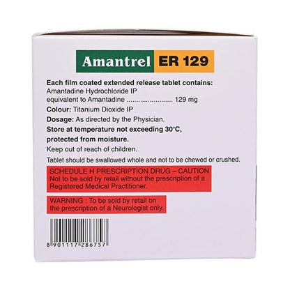 AMANTREL ER 129 Tablet 10's - Global Surgicals